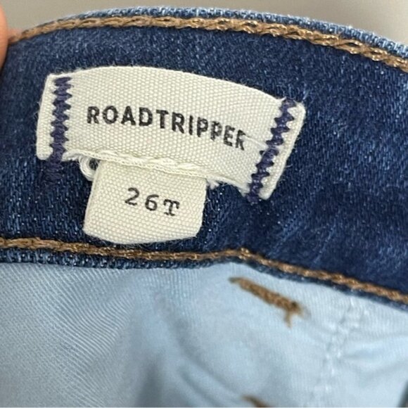 Madewell High-Rise Roadtripper Jeans medium wash size 26 Tall Long 30” stretch - Picture 9 of 14